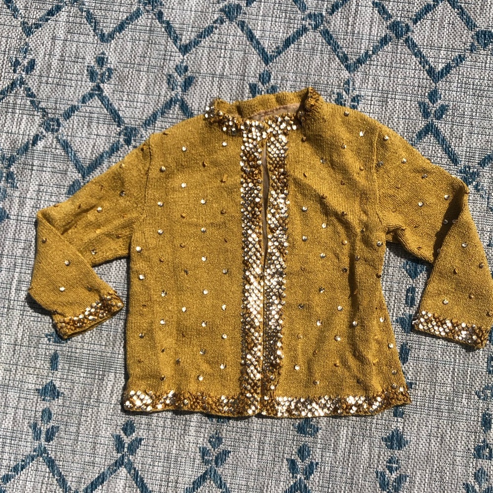 Vintage Sequin Cardigan